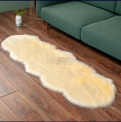 Faux Fur Multipurpose Decorative Throw Rugs