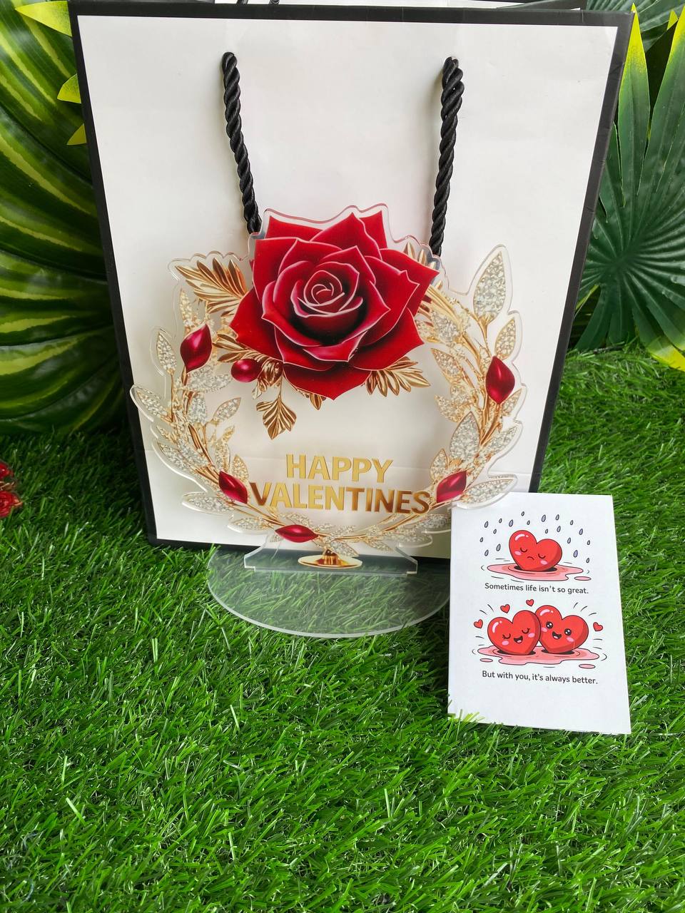 2D ACRYLIC VALENTINES GIFT SET