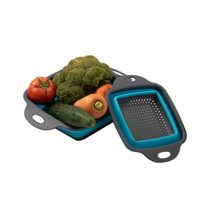 Collapsible silicon drainer