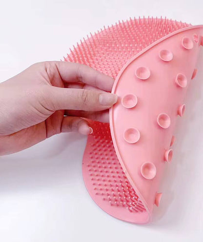 Silicon feet /back scrubber brush