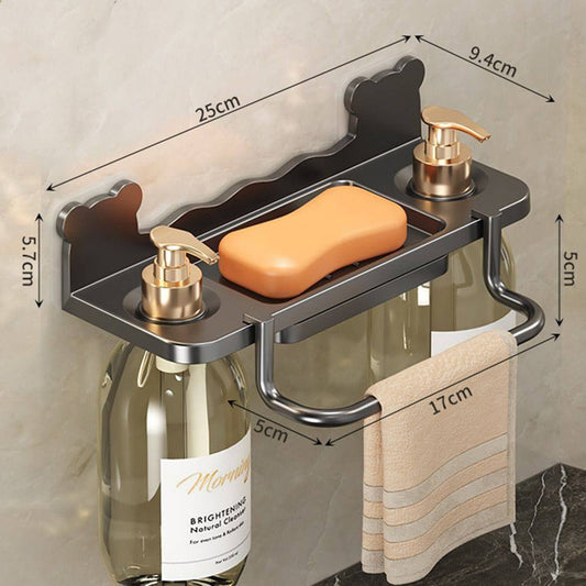 Wall mounted punch free soap holder/Shower gel rack