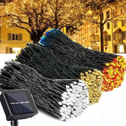 𝐒𝐎𝐋𝐀𝐑 100LED POWERED GARDEN 𝐋𝐄𝐃 𝐋𝐈𝐆𝐇𝐓𝐒