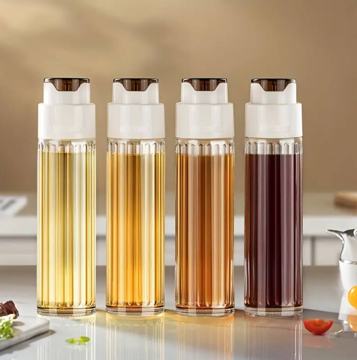 Luxury glass oil jar