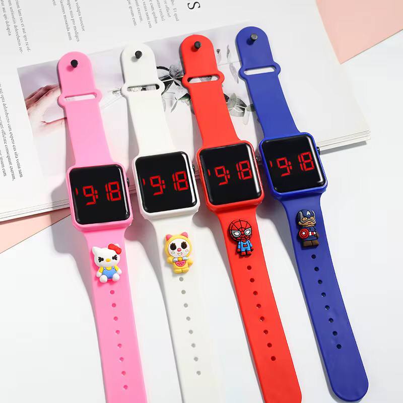 Disney Cartoon Kids waterproof LED Watches