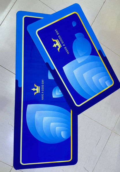 2 pc rubber kitchen mats