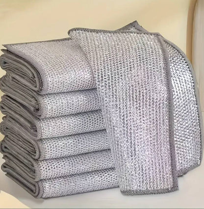 Multi-purpose magic wire dish cleaning cloth
