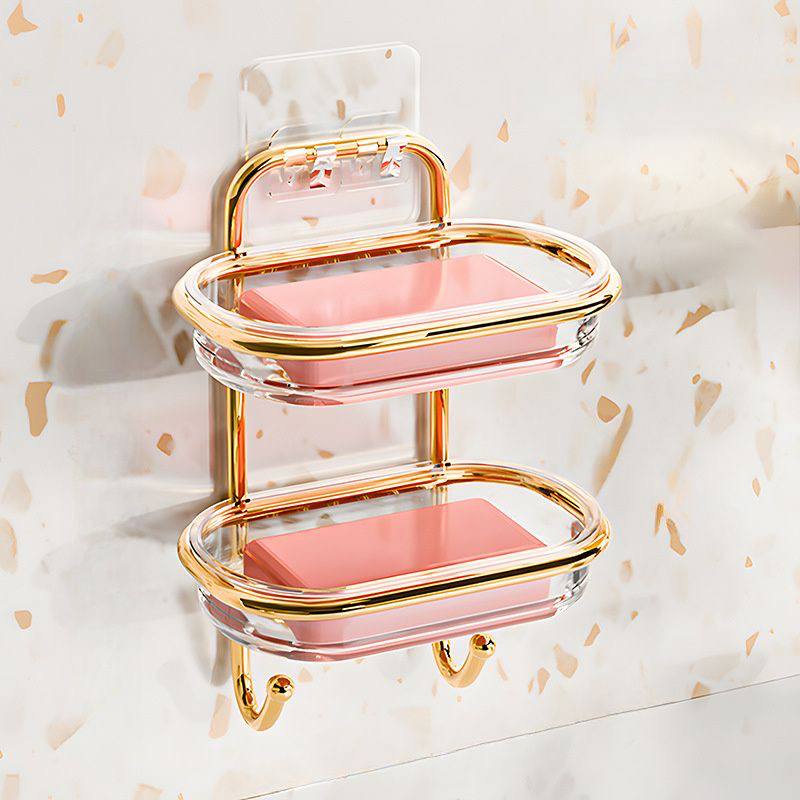 Luxury Double-Layer Wall Mounted Soap Holder