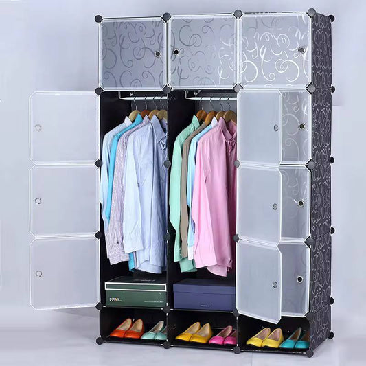 3 Column plastic wardrobes