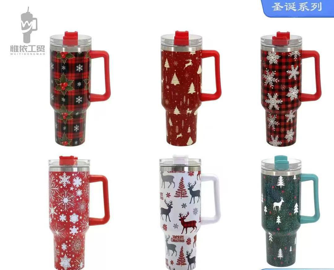 Christmas Themed Stanley Cups