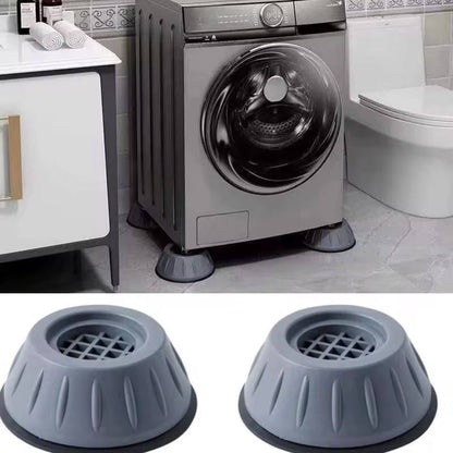 4PCS Gray Washing Machine Universal Foot Pad Shockproof And Anti Skid Pad Moisture Proof