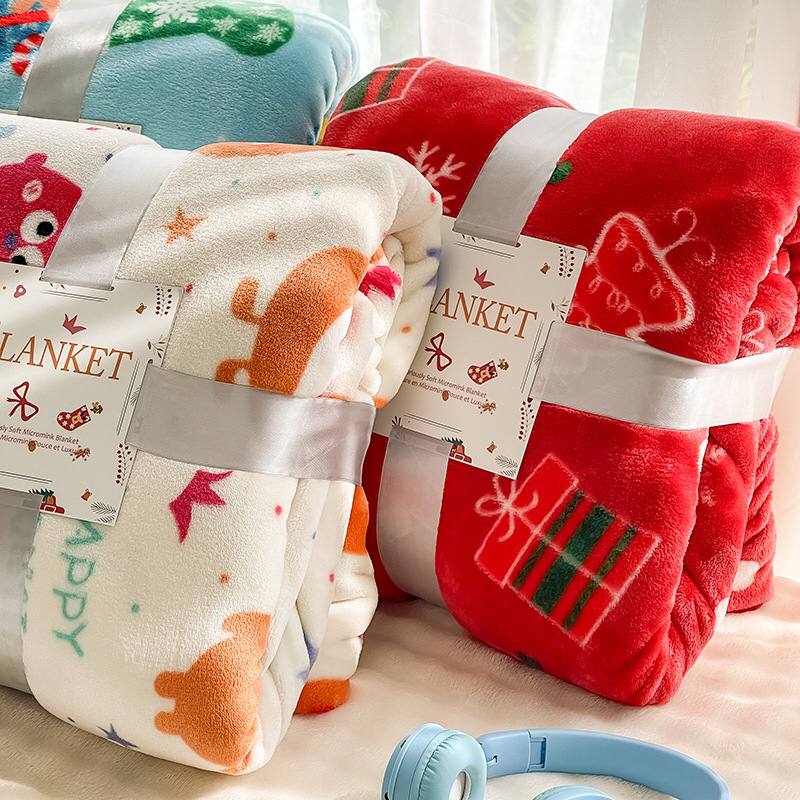 Christmas Fleece Throw Blankets