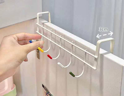 Over-the-door hook rack