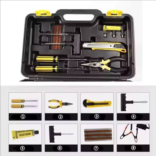Car Air Compressor(2-Cylinder) With Tools