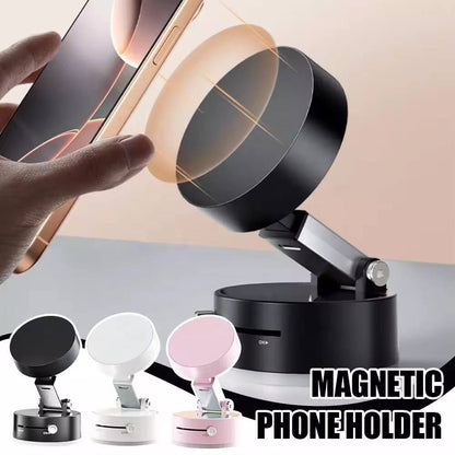 Foldable magnetic Car/home Phone holder with a suction cup