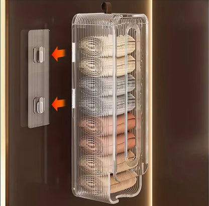 Wall mounted undergarments/socks organizer