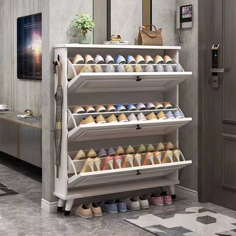 Modern luxury Bucket flip shoe cabinet