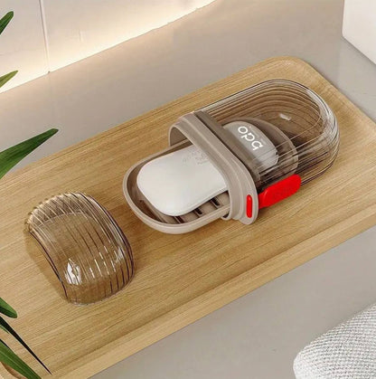 Portable travel soap holders