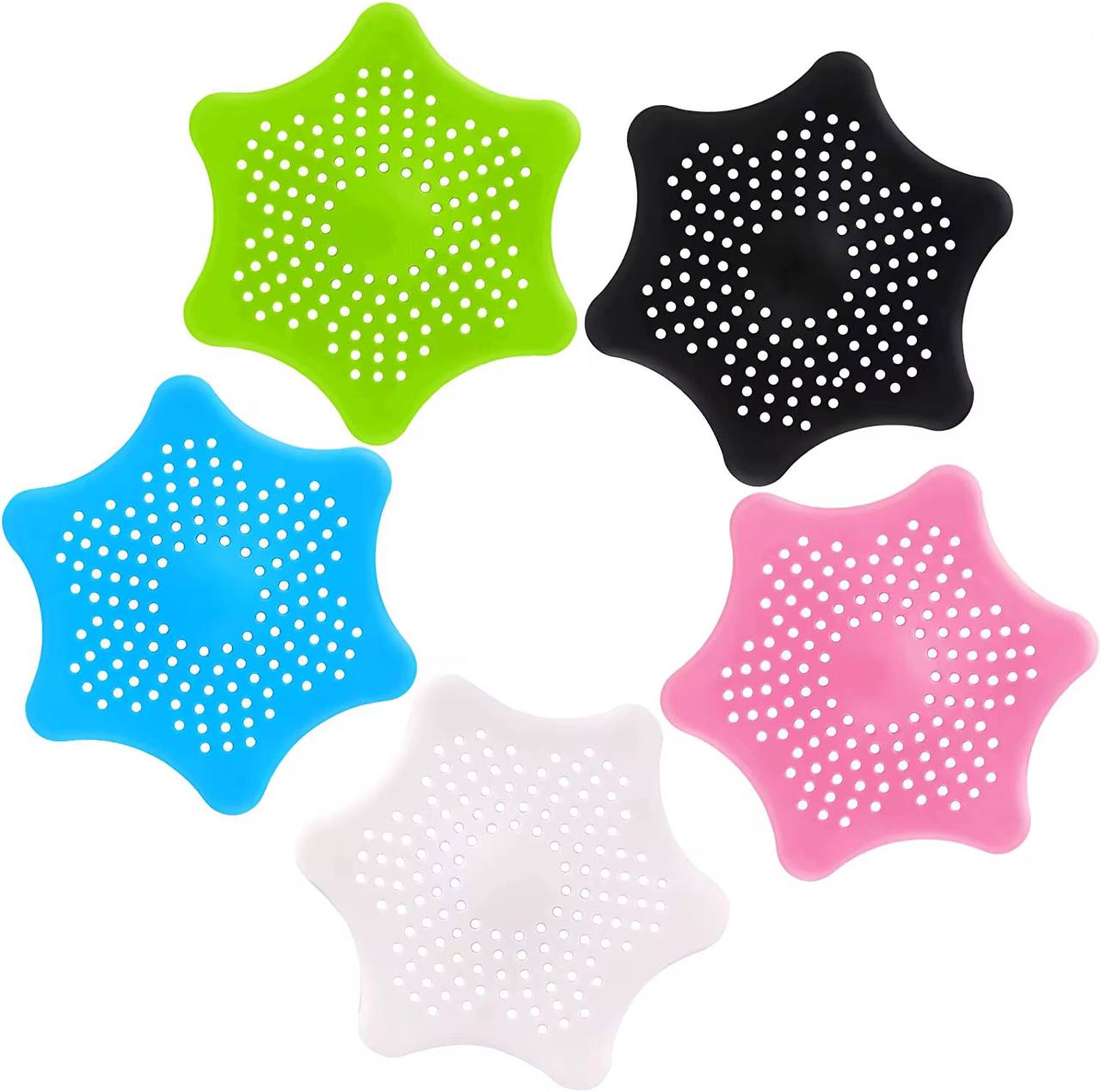 Star shaped sink strainers