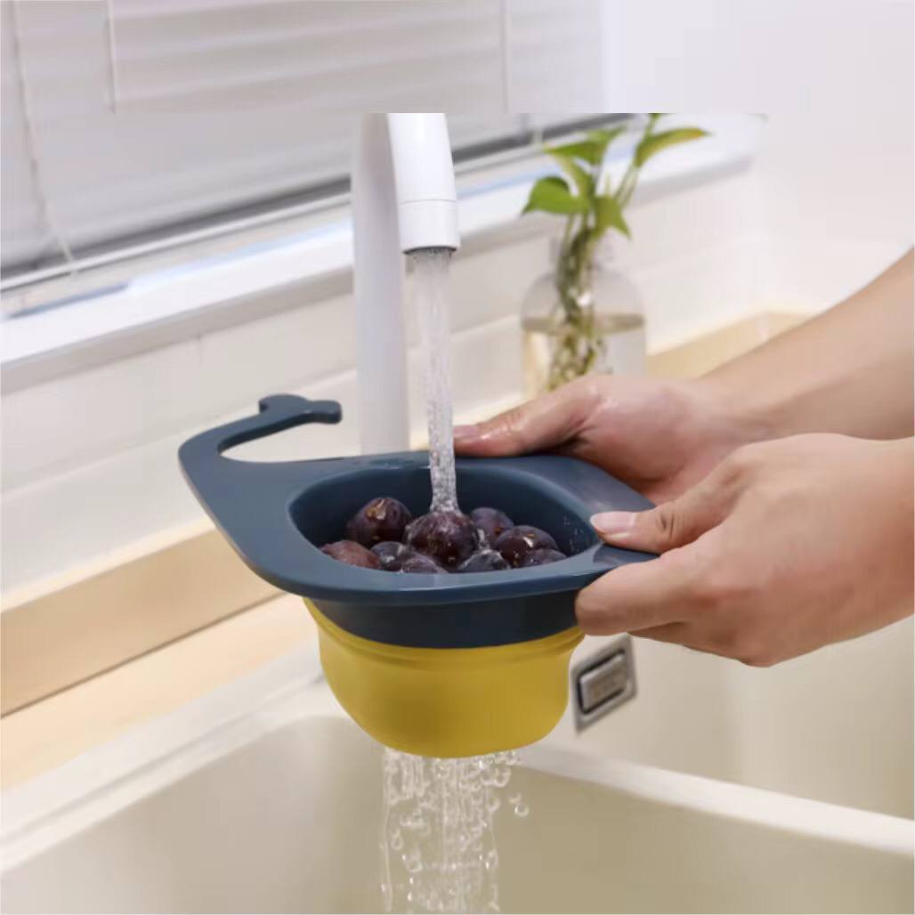 Kitchen Sink Type Foldable Hanging