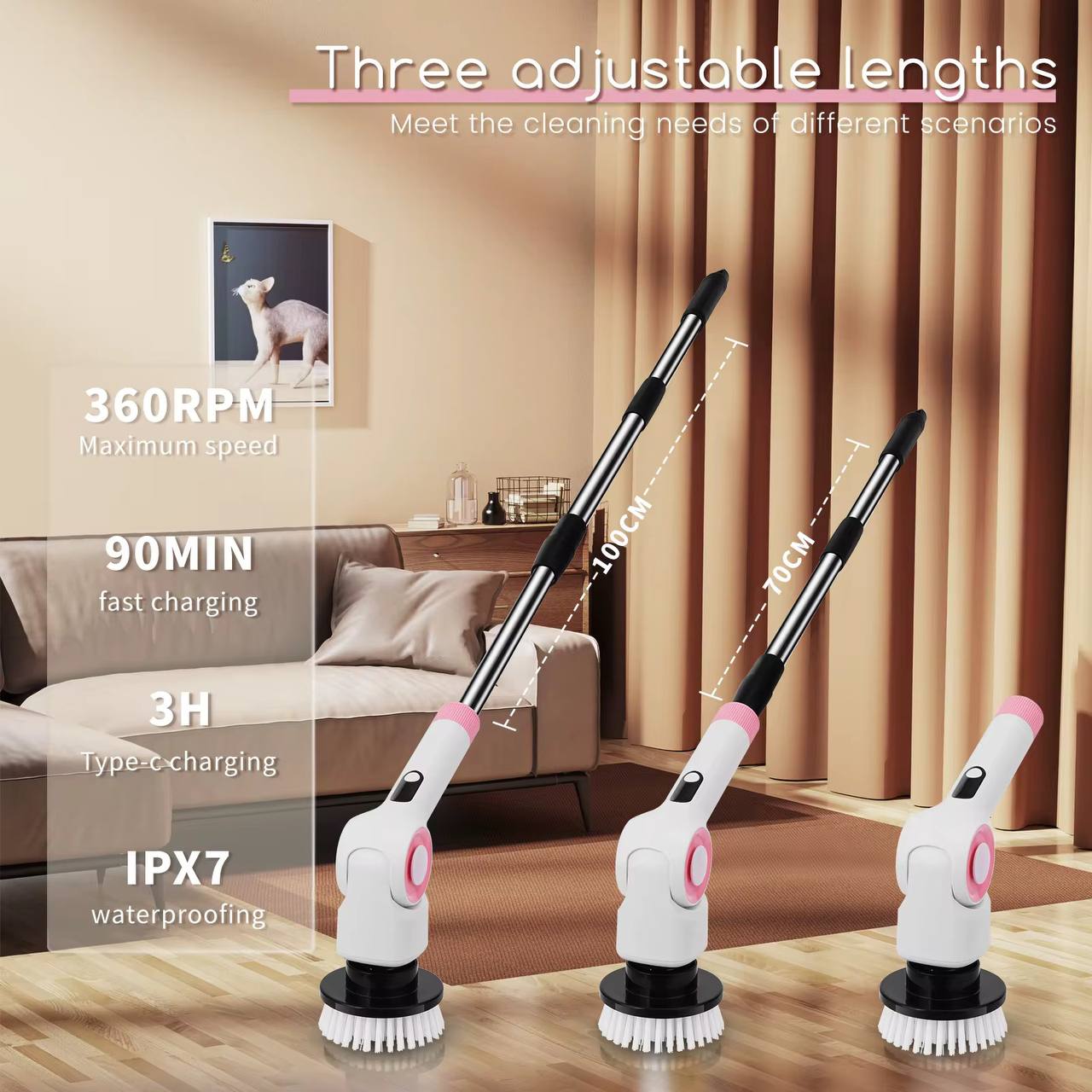 11 in 1 Electric spin Scrubber.