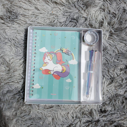 3 in1 Unicorn Notebook