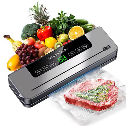 Electric vacuum sealer machine with 50pcs  free packaging papers