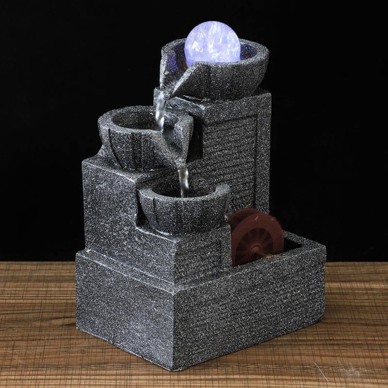Indoor waterfall fountain  table decor