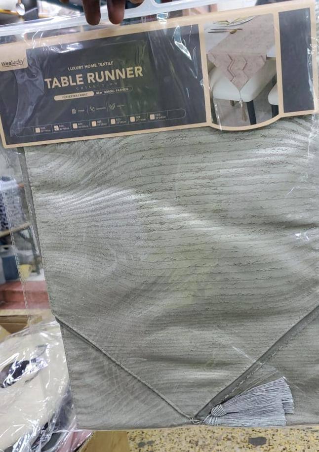 Simple elegant rectangular table runners