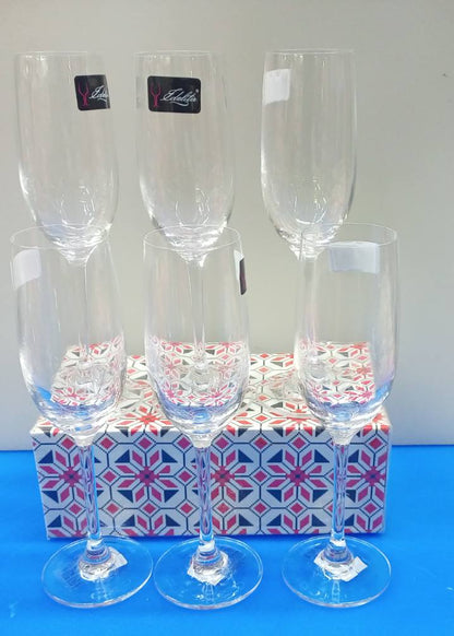 6 PCs wine glasses