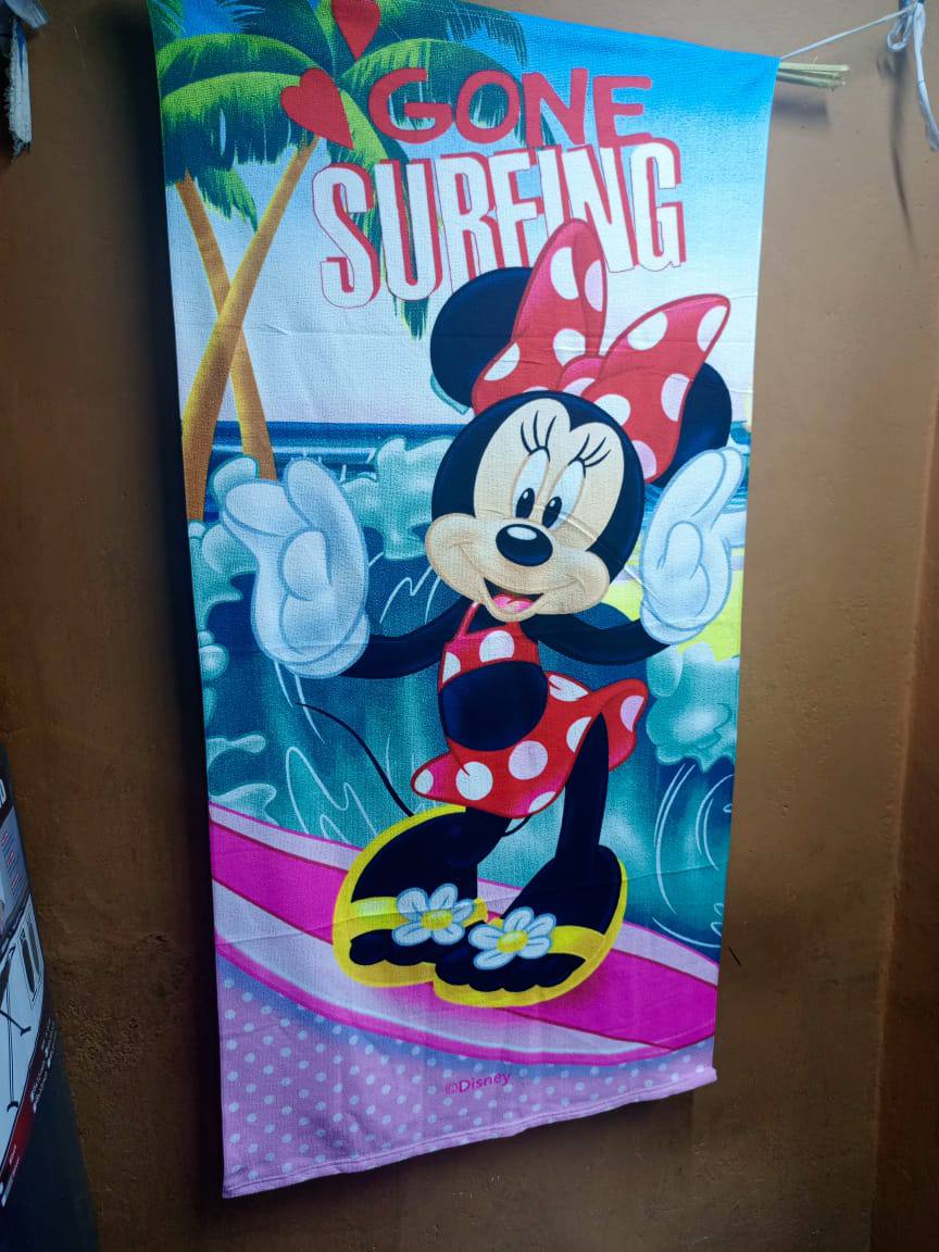 Cartoon themed towels