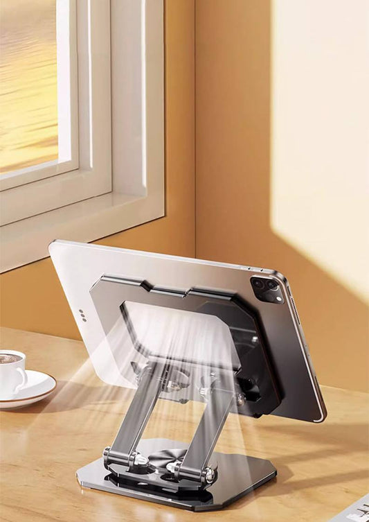 360° Rotatable Tablet Stand Adjustable Foldable Desktop Stand
