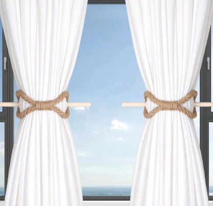 Curtain Tiebacks Rustic Holdbacks 
2pcs