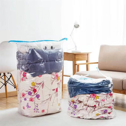 5pcs set No Pump Needed Vacuum Storage Bags