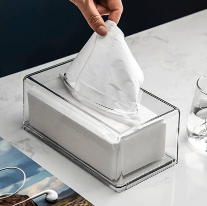 Transparent Table Decoration Acrylic Napkin Dispenser