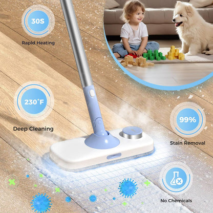 5 In 1 Floor Steamer With Detachable Handheld