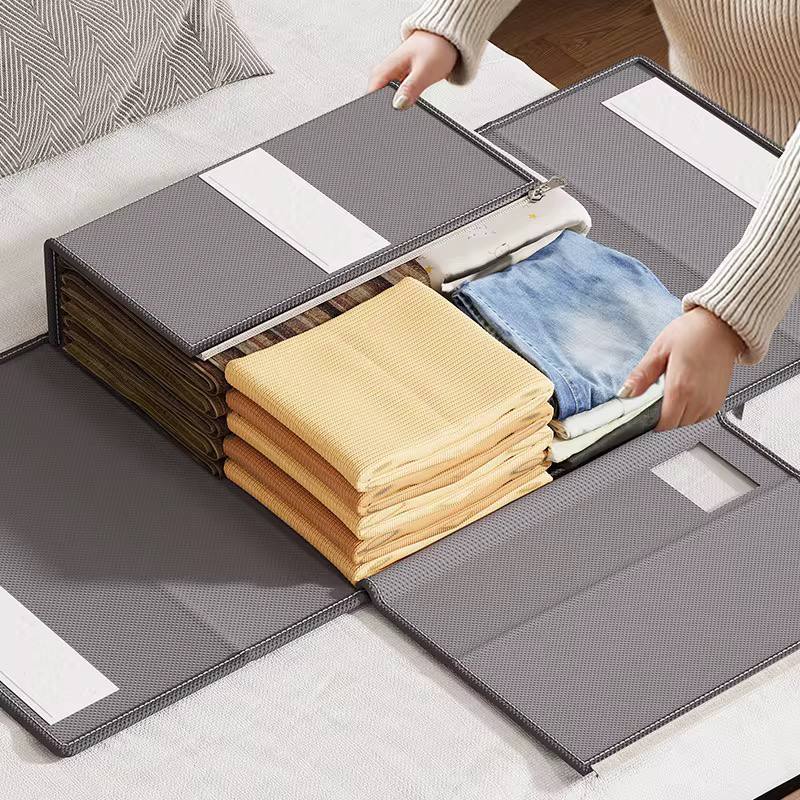 Stackable Fabric Closet Storage Organizer Box