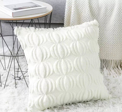 Luxurious home decorative plush throw pillow covers