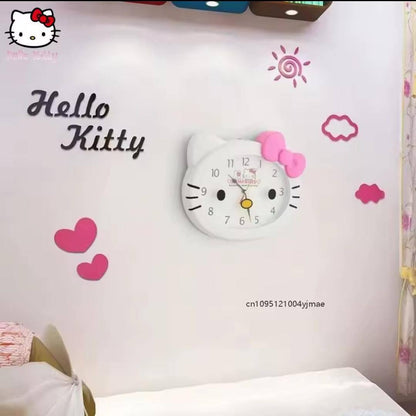 Sanrio Hello Kitty 14 Inch Silent Wall Clock