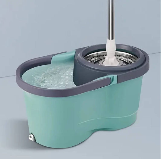 Metallic magic spin mop