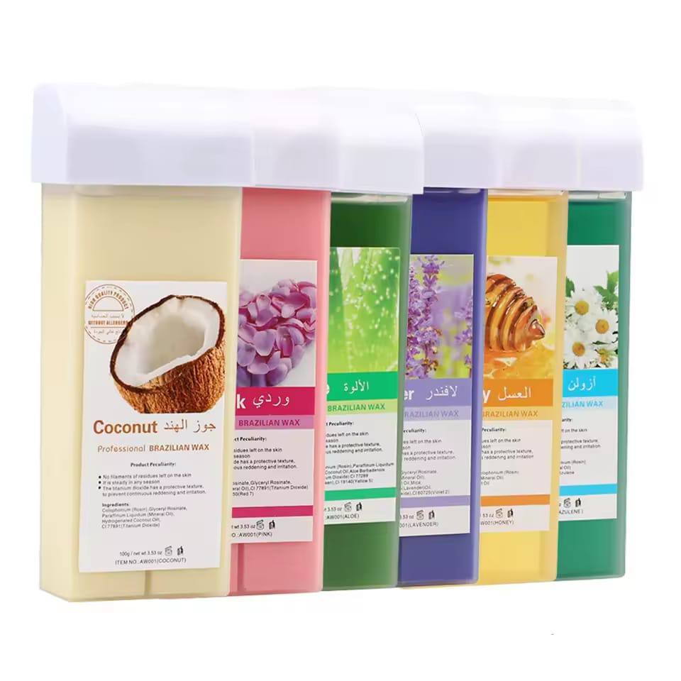 Painless Roll-On Wax Depilatory Honey & Aloe Vera Wax Cartridge for Bikini And Body Hair Removal*