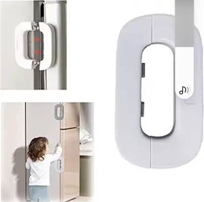 Multi-Function Safety Lock for Refrigerators & Cabinets