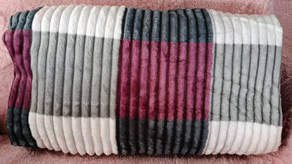 SHERMAN CHECKED THROW BLANKETS