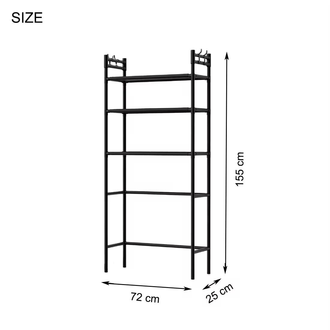 New washing machine organizer