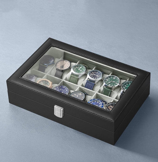 12 slots watch Organizer/ storage box