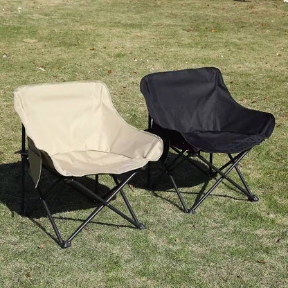 High quality canvas Nature hike Folding Moon Chair.