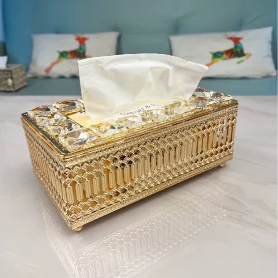 Retro Crystal Serviette Holder