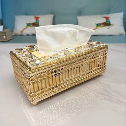 Retro Crystal Serviette Holder