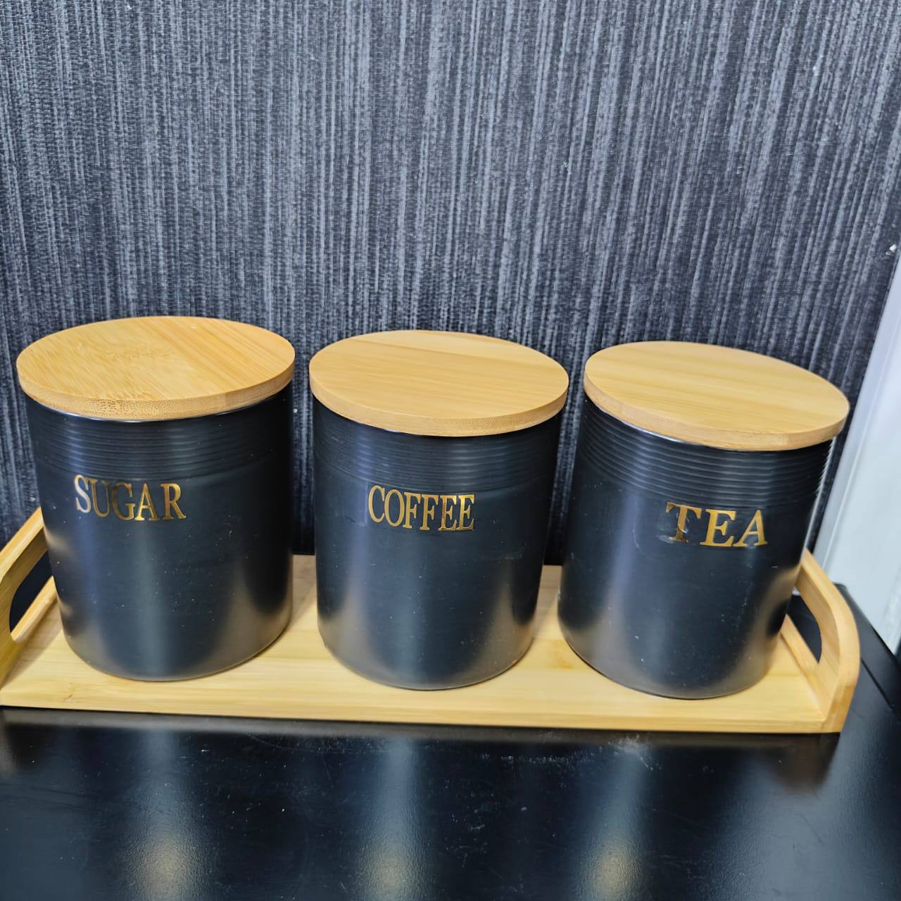 3 pcs set canisters codeB