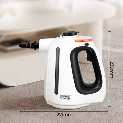 1350W Handheld Steam Cleaner with 15-Piece Accessories (Including Mop) and 18.6 fl oz Tank, 3 Bar Dirt-Free Steamer for Floors, Cars, Upholstery, and Multi-Surface Home Cleaning