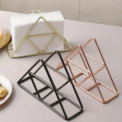 Modern Metallic Napkin Holder
